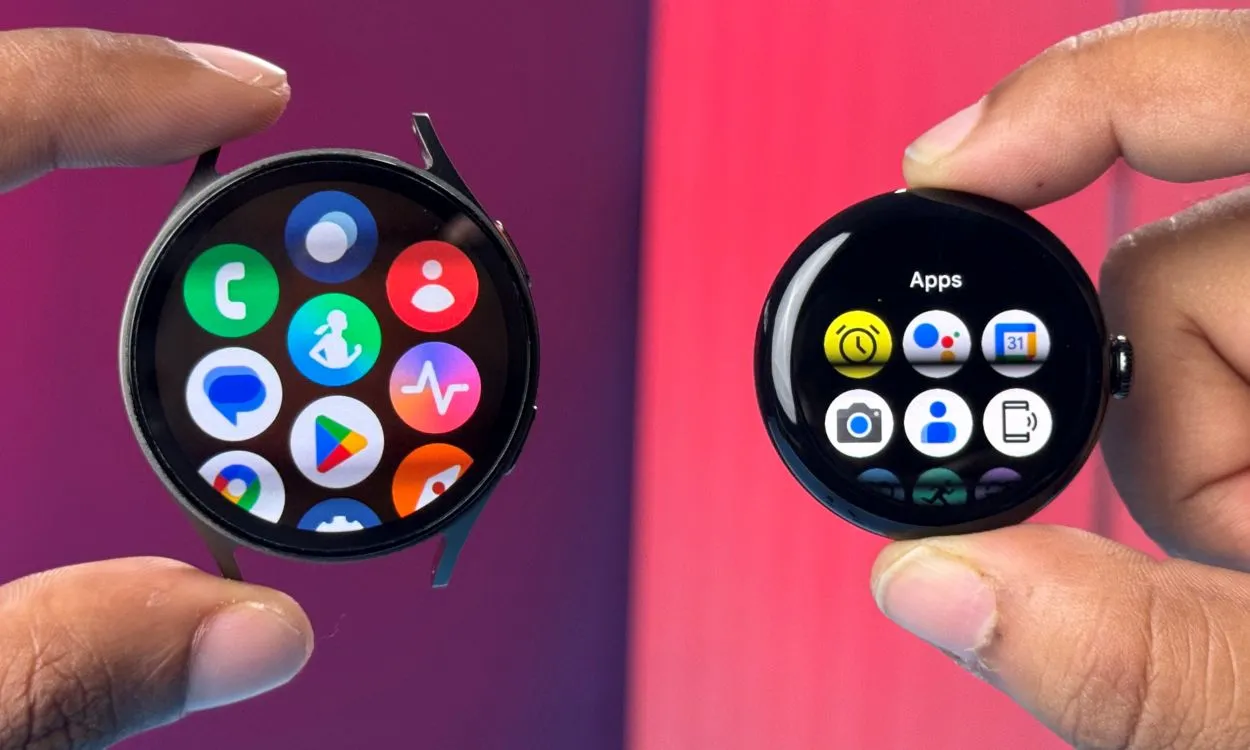 Comparação entre o Pixel Watch 3 e o Galaxy Watch 7