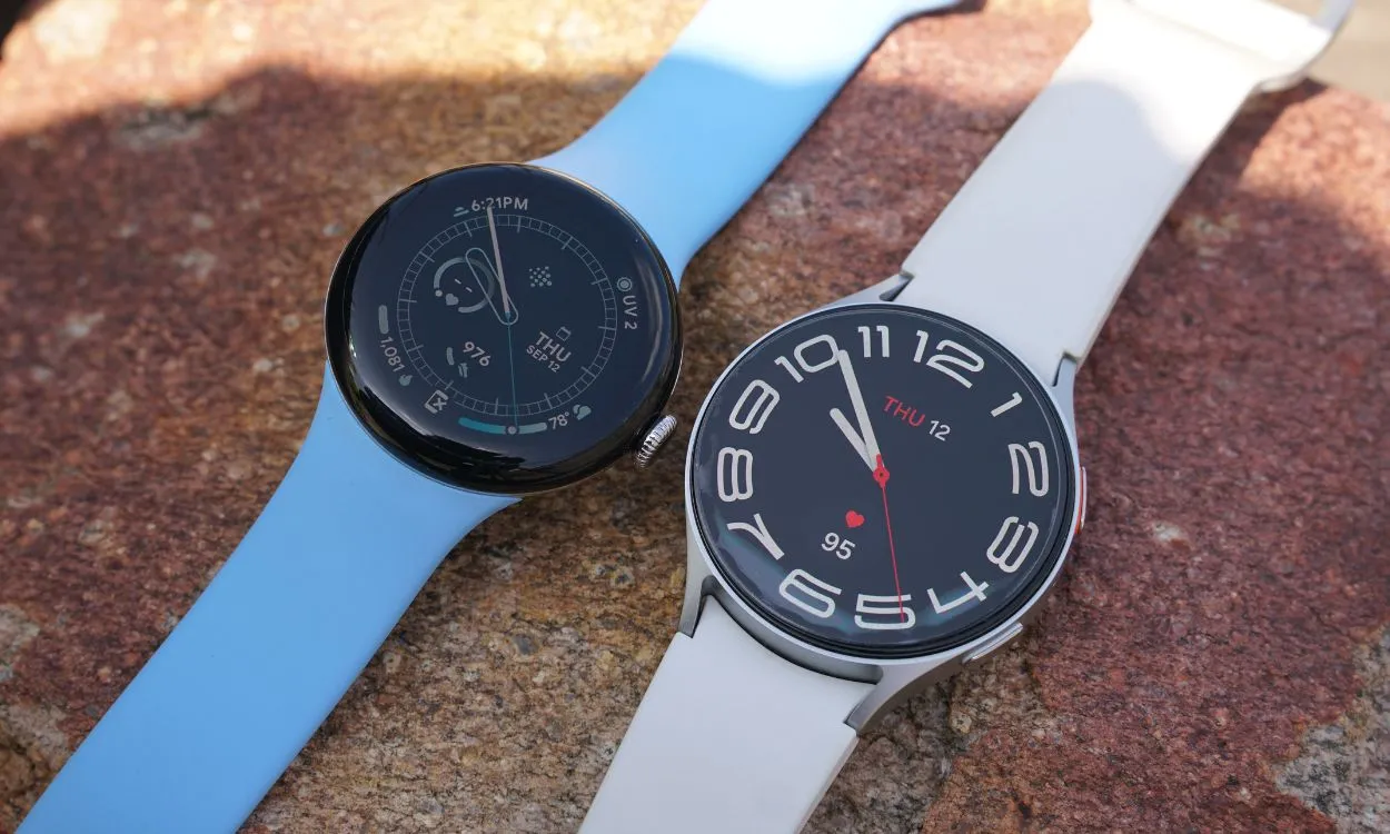 Pixel Watch and Samsung watch