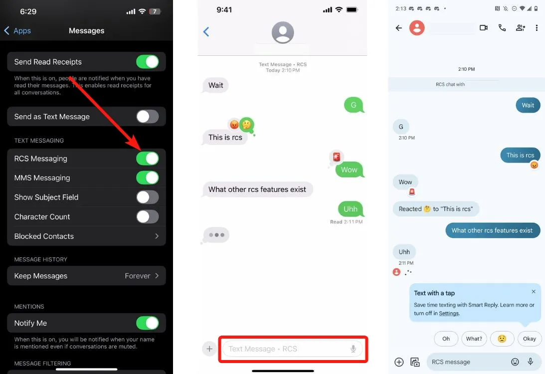 Mensagens RCS no iOS 18 explicadas: tudo o que um usuário de iPhone deve saber