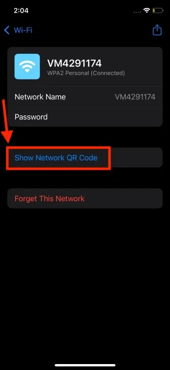 Condividi le password Wi-Fi tramite codici QR