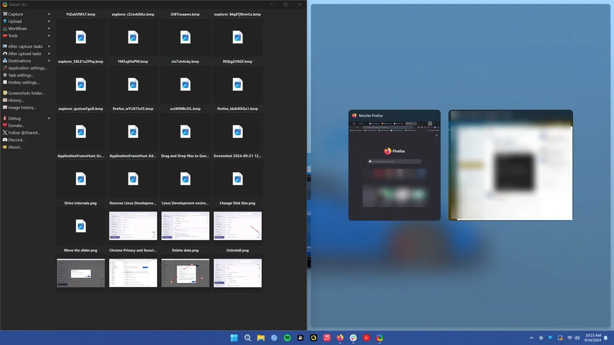 Se ha introducido un ajuste: pantalla dividida en Windows