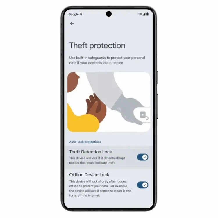 Theft Detection in Android