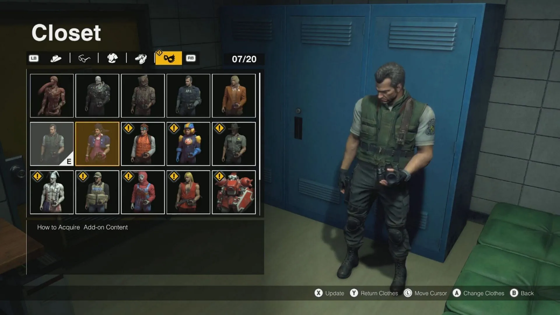 Chris Redfield di Resident Evil in Dead Rising (immagine tramite Capcom)