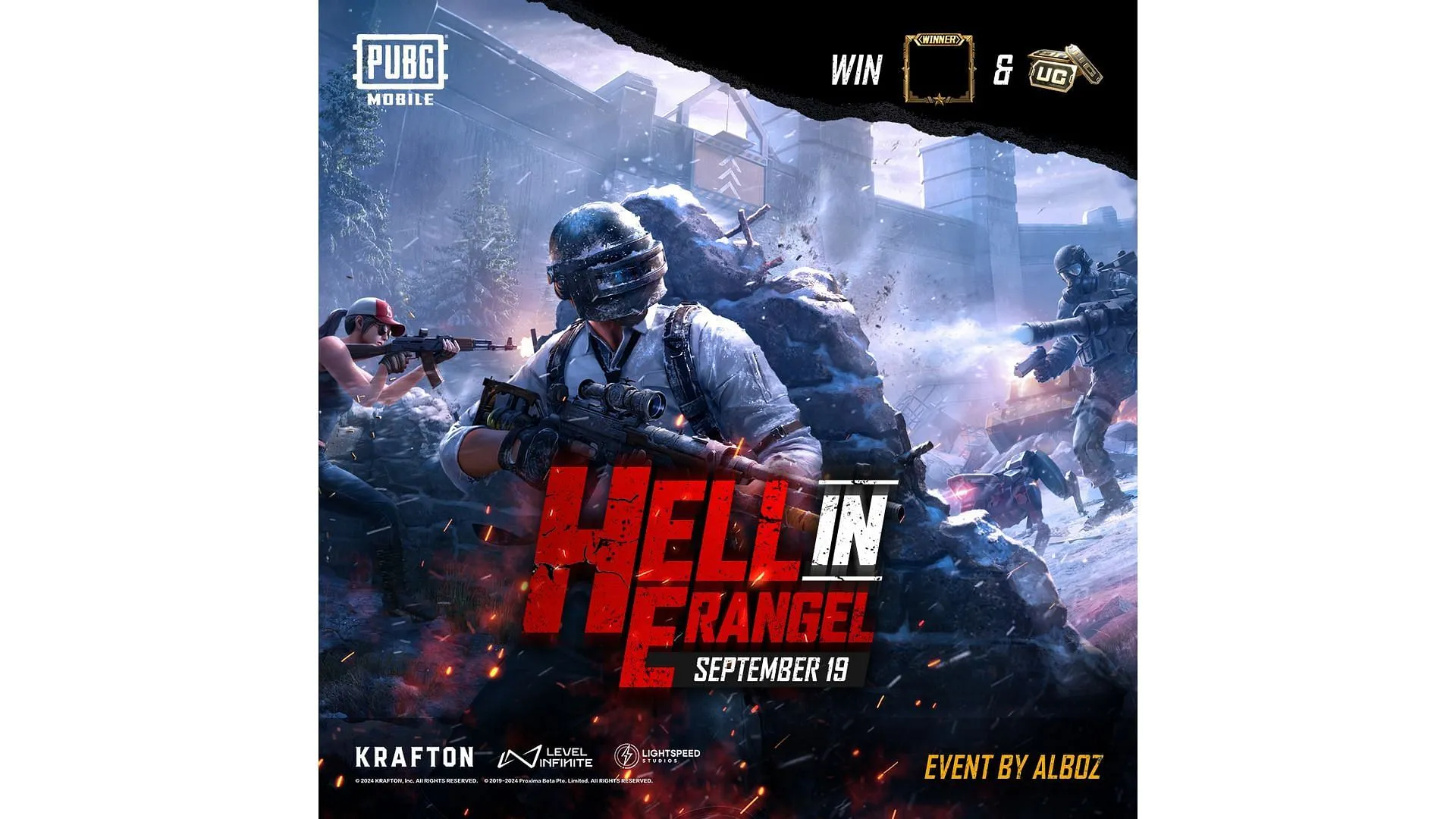 Manifesto di Hell in Erangel (immagine tramite Tencent Games)