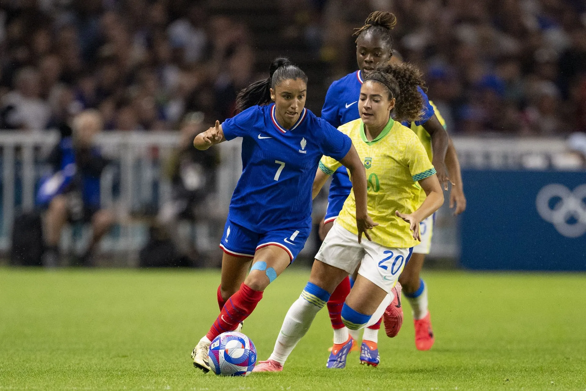 Karchaoui against Brazil (Image via Getty)