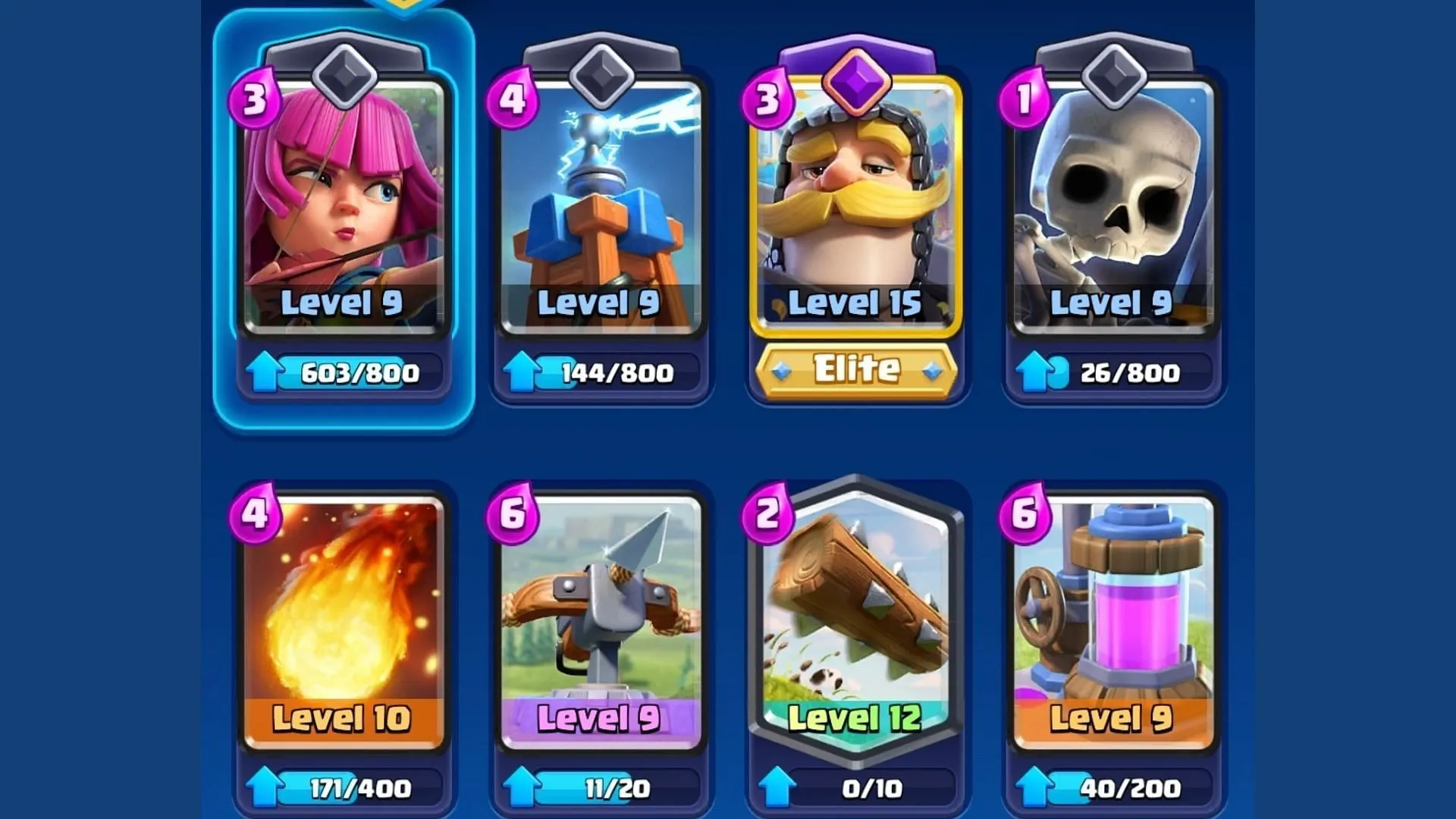 Fireball is utilized in many X-Bow decks in Clash Royale (Image via Supercell)