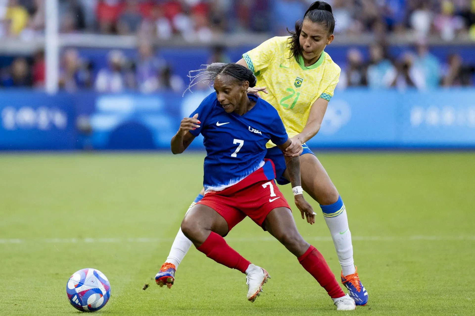 Dunn contra Brasil (Imagen vía Getty)