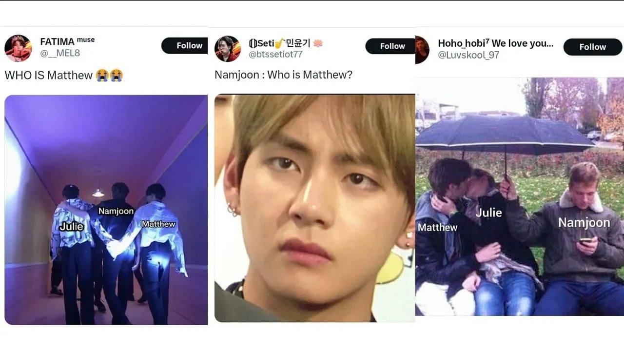 Fan react to the Weverse post (Images Via X/@__MEL8, @btssetiot77, and @Luvskool_97)