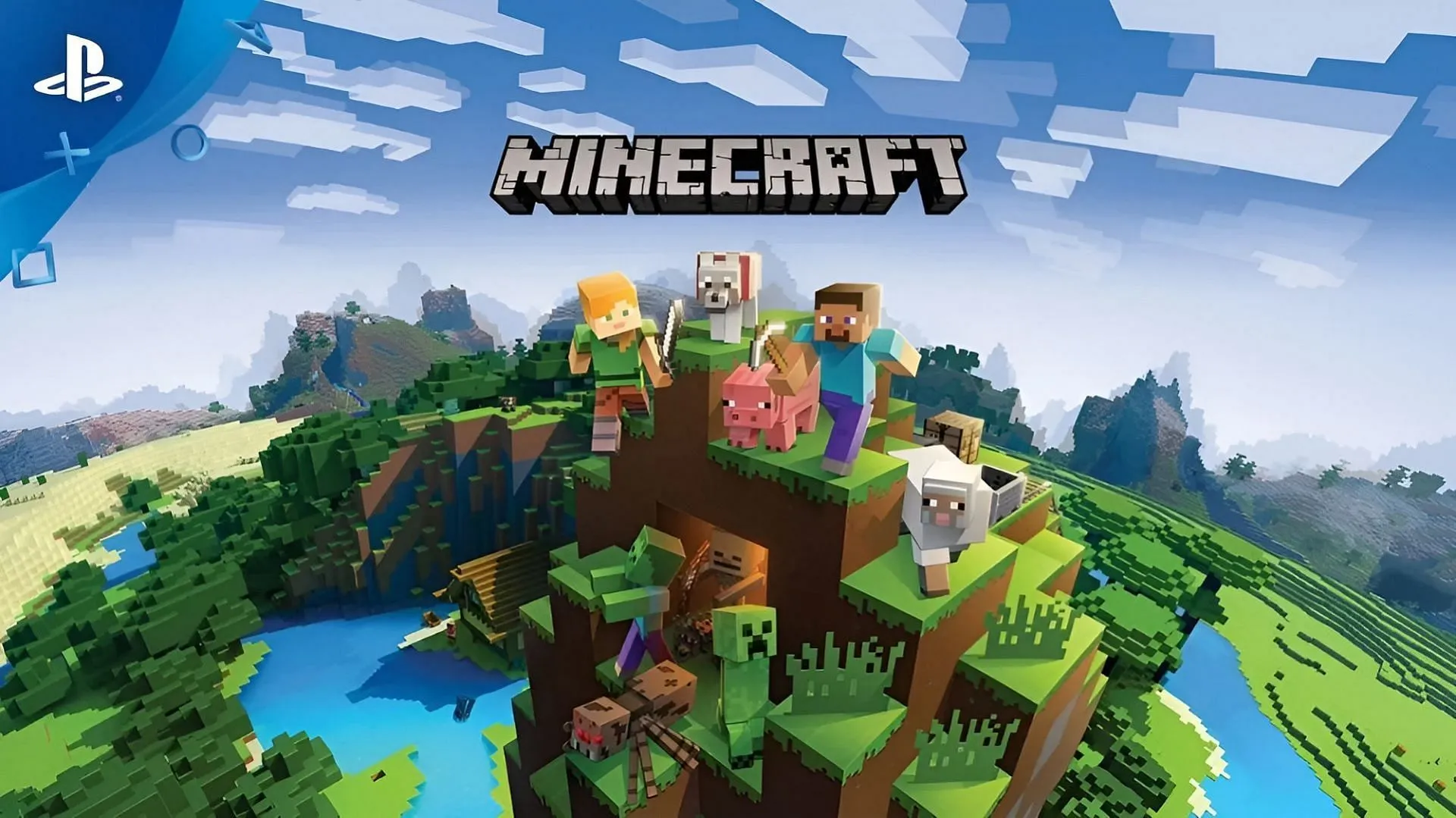 Update-Prozess für Minecraft auf PS4 (Bild über Mojang/Sony)