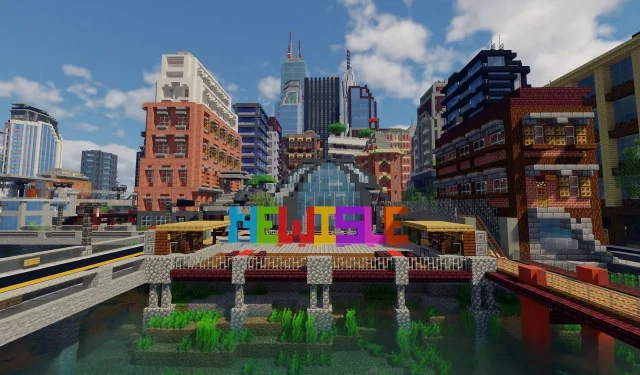 Un jugador dedicado de Minecraft completa un proyecto de 14 años que incluye un impresionante horizonte urbano