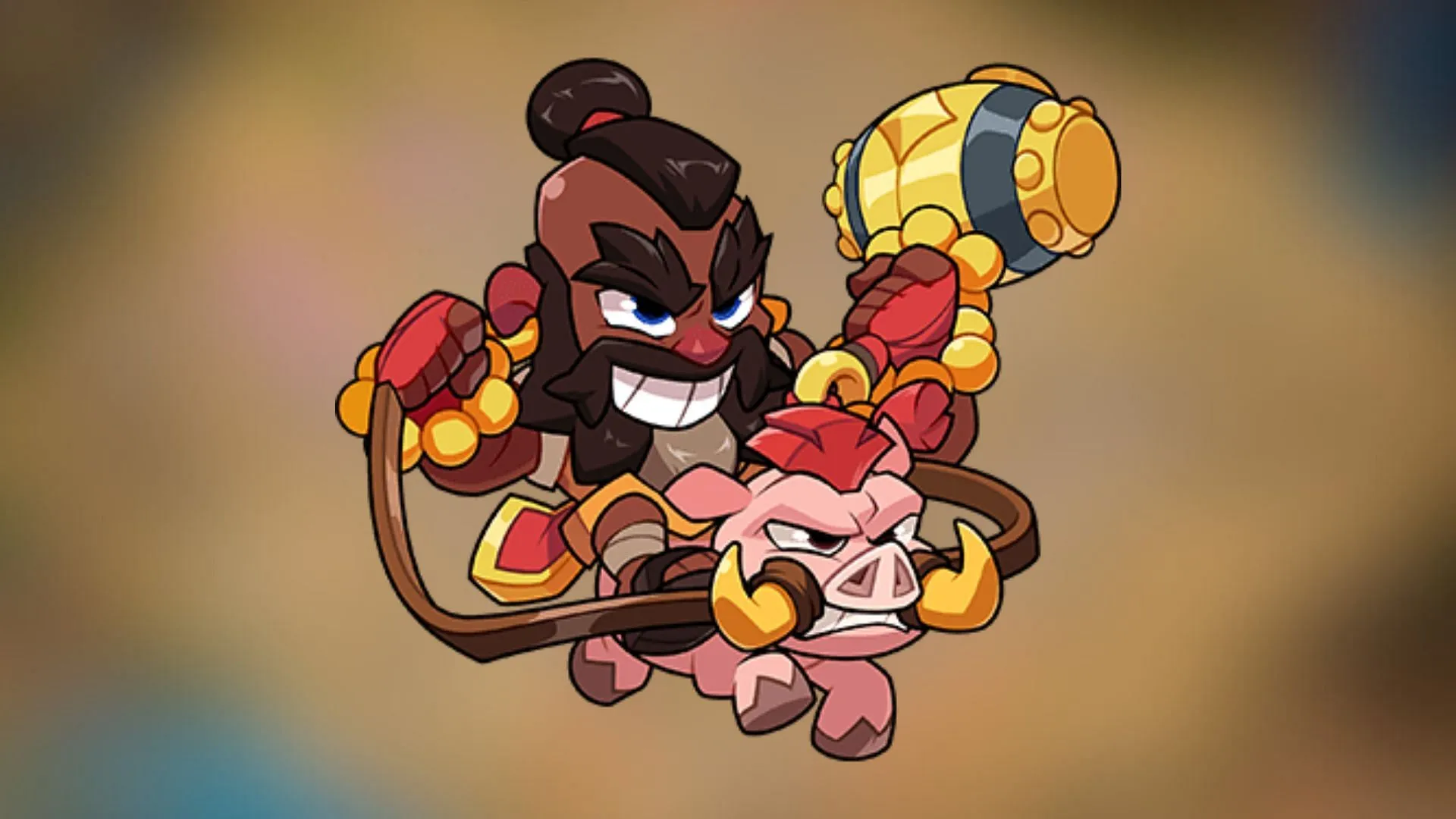 Hog Rider obtiene un impulso turbo cuando está sobre el césped (imagen a través de Supercell)