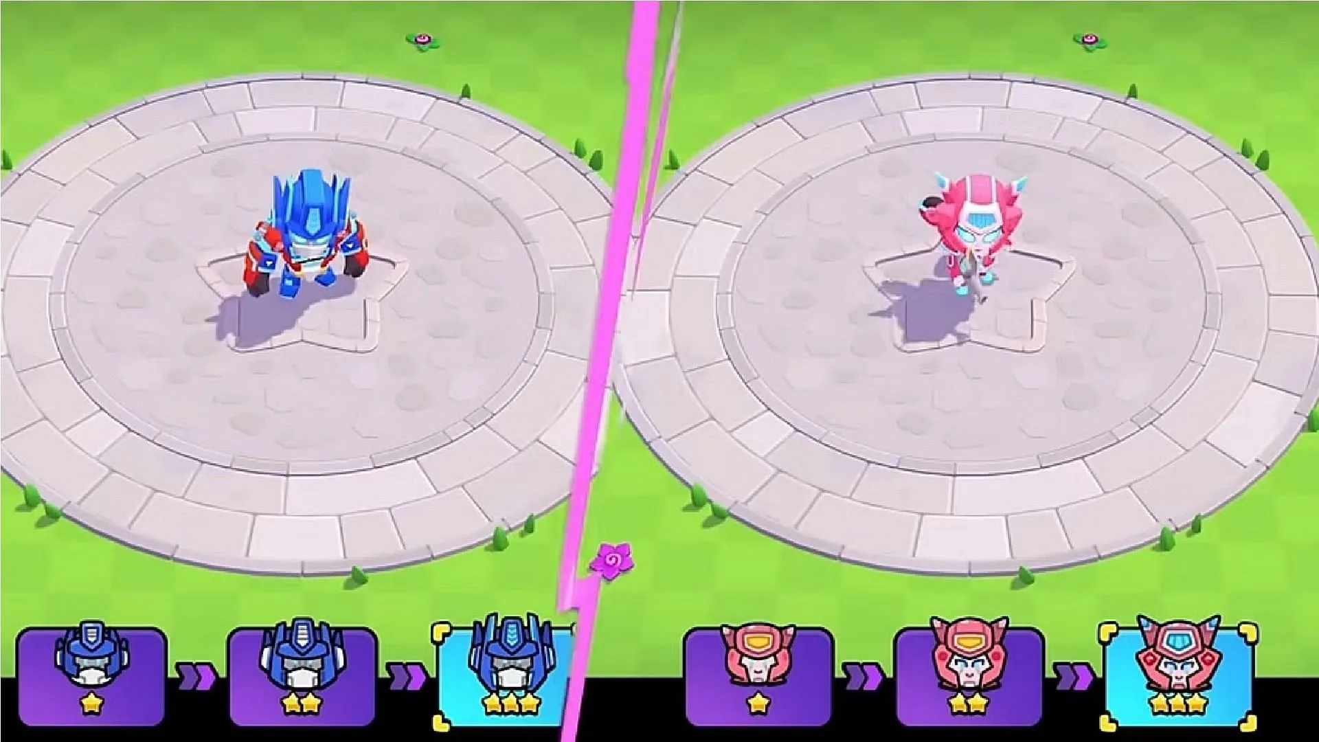 Optimus Prime y Elita-1 llegarán a Squad Busters (Imagen vía Supercell)