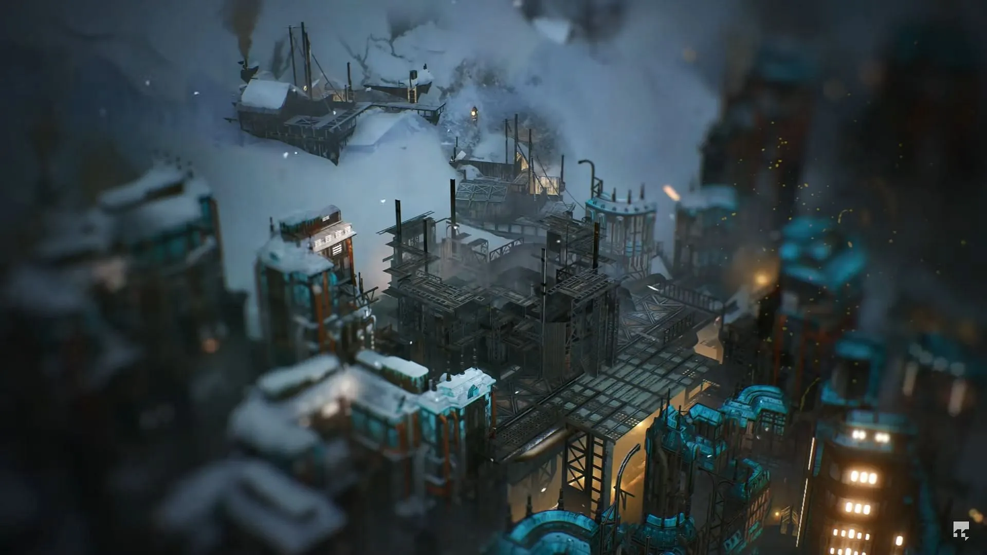 Vous devez décider si vous souhaitez passer aux pompes à huile ou aux pompes adaptatives dans Frostpunk 2 en fonction de vos objectifs (image via 11 bit studios)