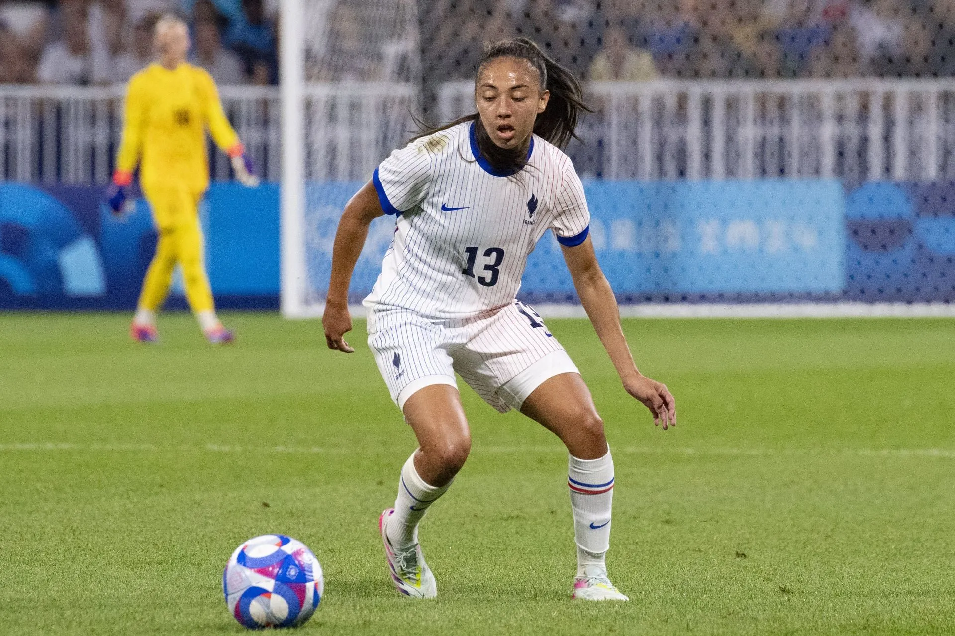 Selma Bacha jugando para Francia (Imagen vía Getty)