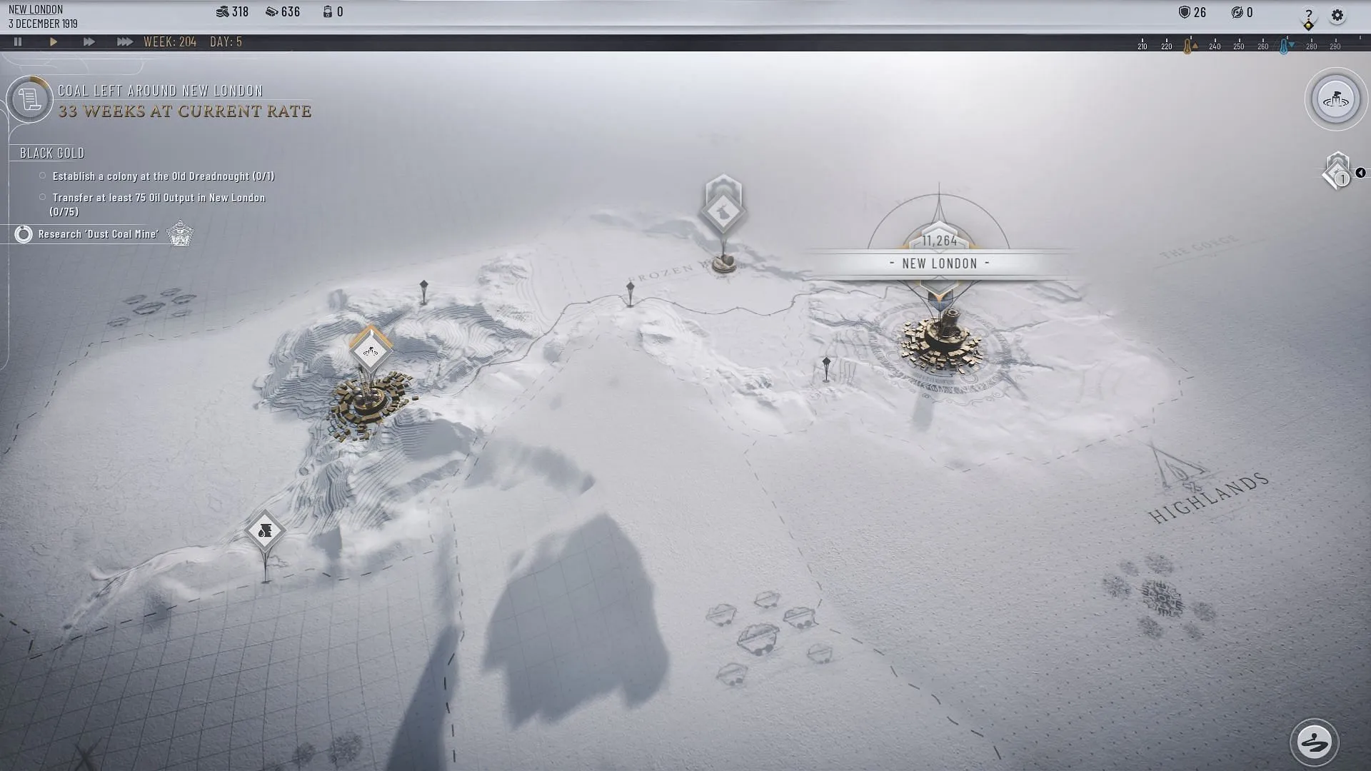 Explore the nodes on the map to find the cores (Image via 11 Bit Studios)