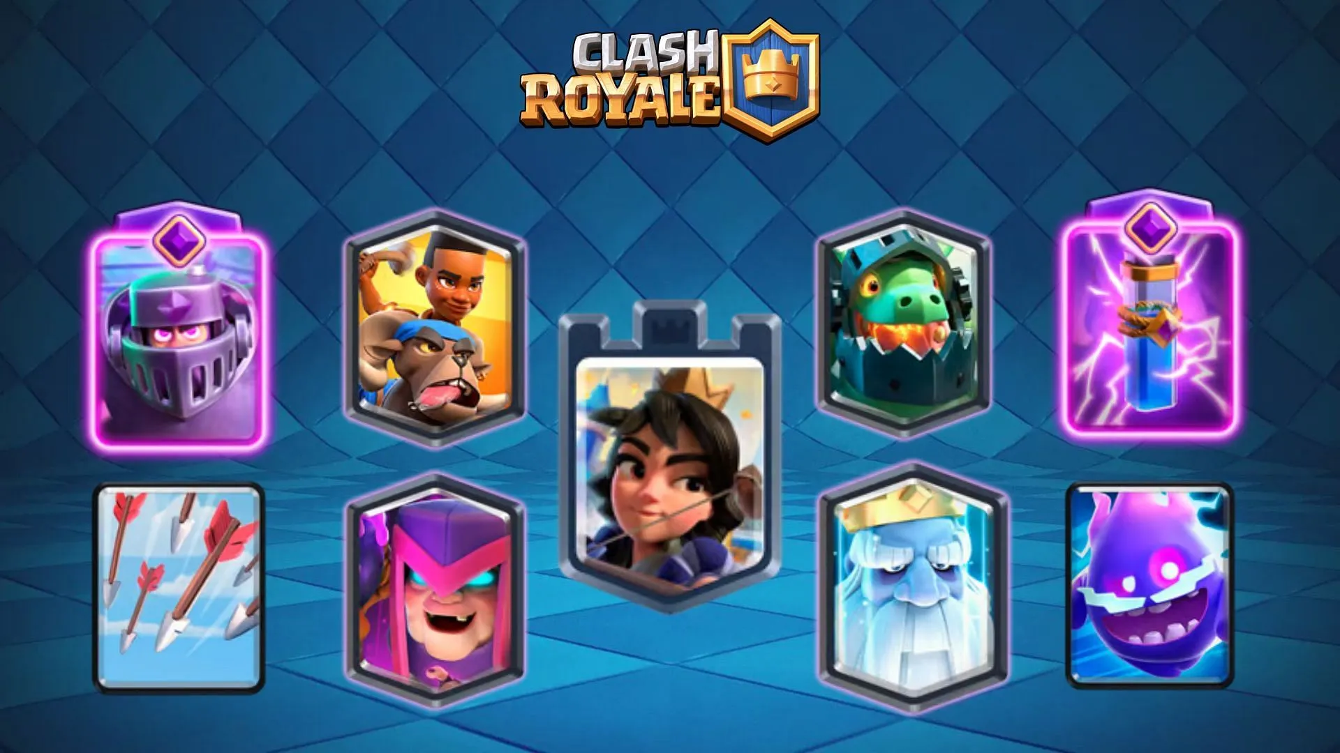 Troisième deck Mega Knight Evolution de Clash Royale (Image via Supercell)