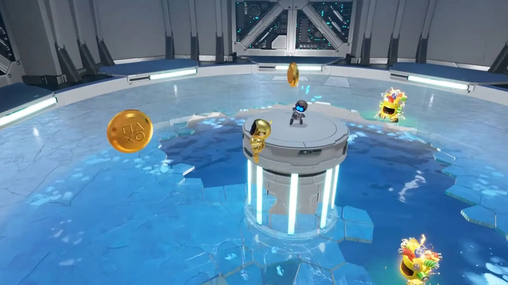 Astro Bot 冷凍餐的第五個機器人（圖片來自索尼互動娛樂）