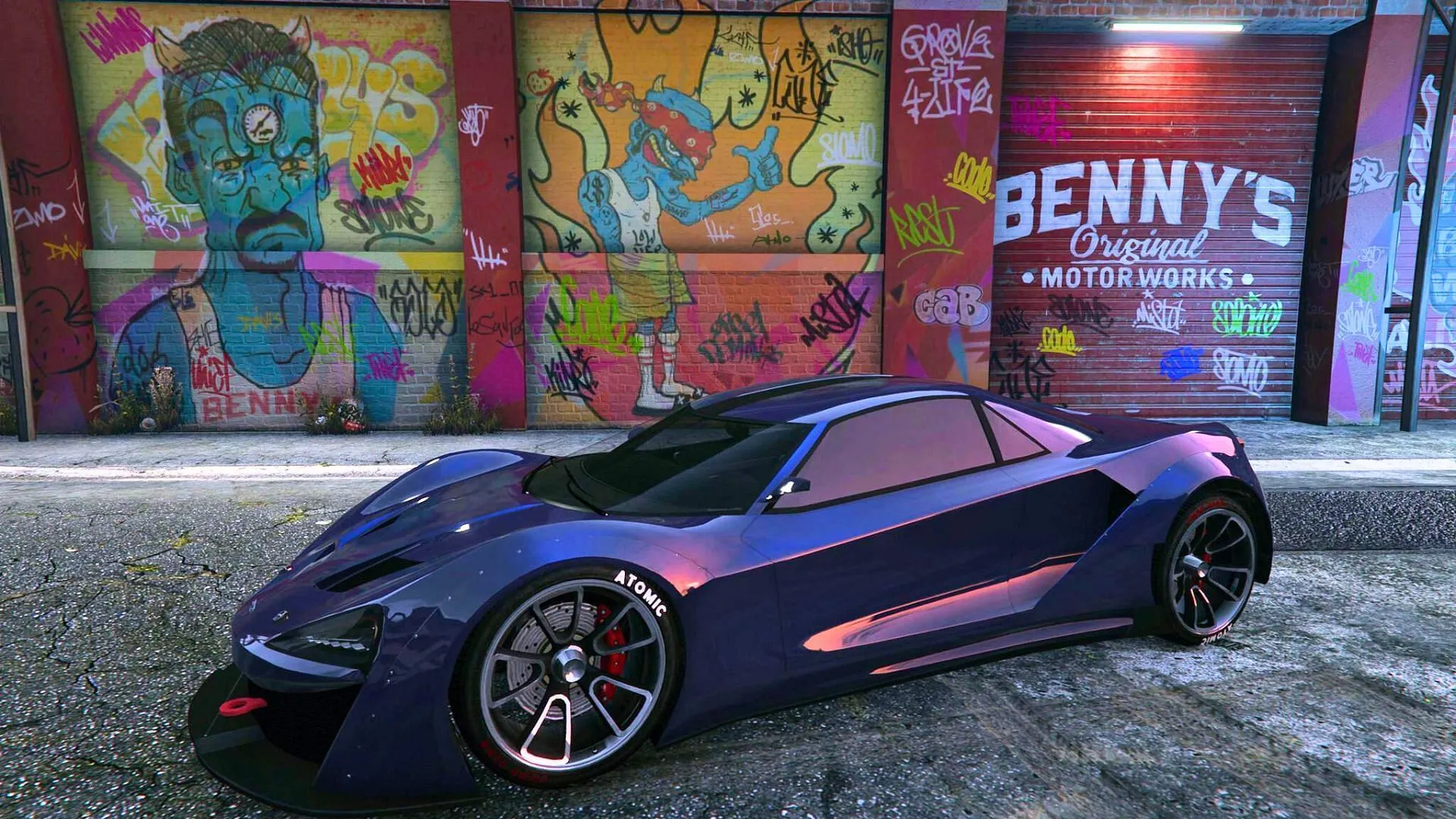 ゲーム内の Progen Itali GTB の画像 (画像提供: Rockstar Games、MrPenitent/Reddit)