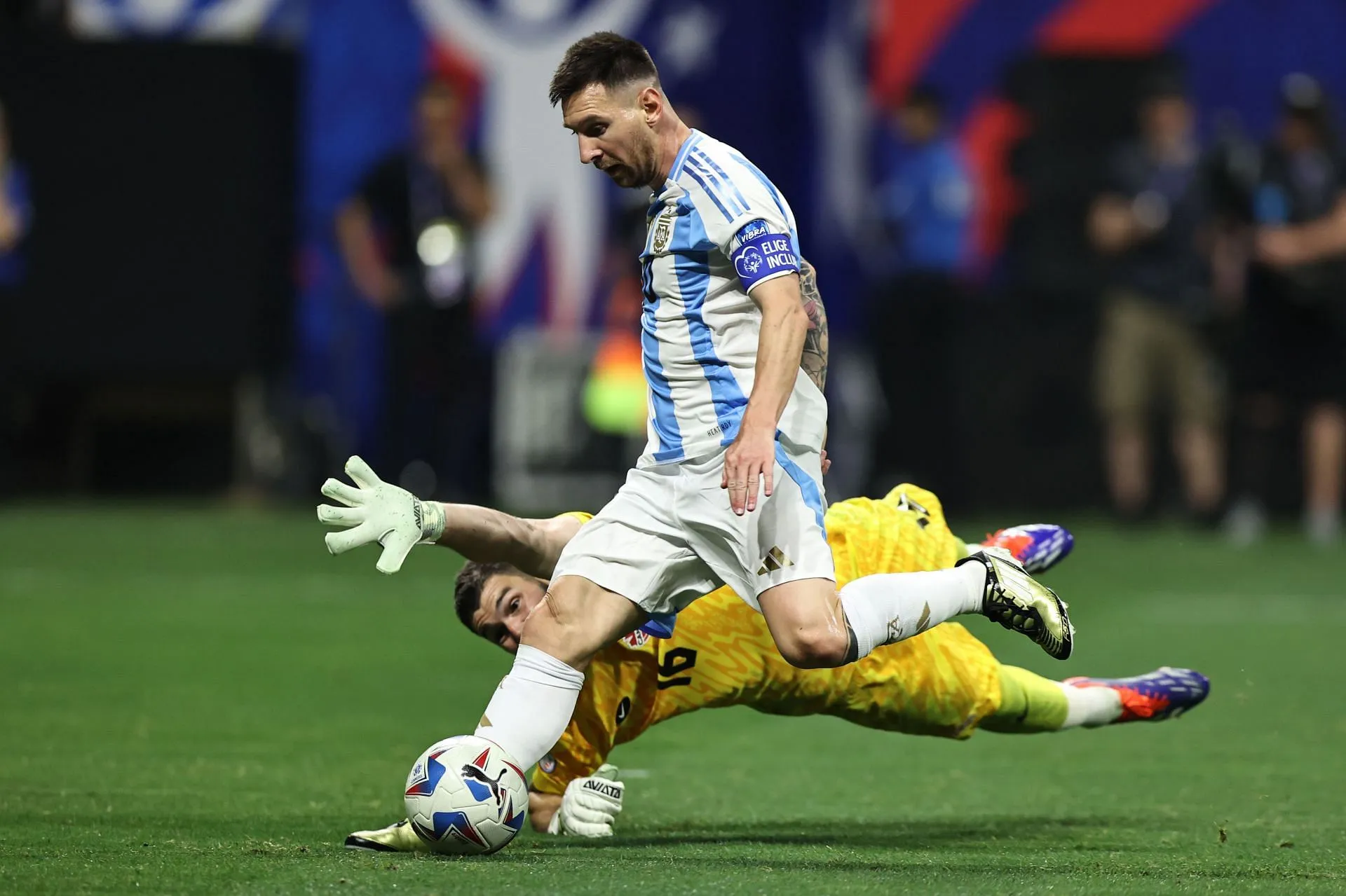 Messi en la Copa América 2024 (Imagen vía Getty)