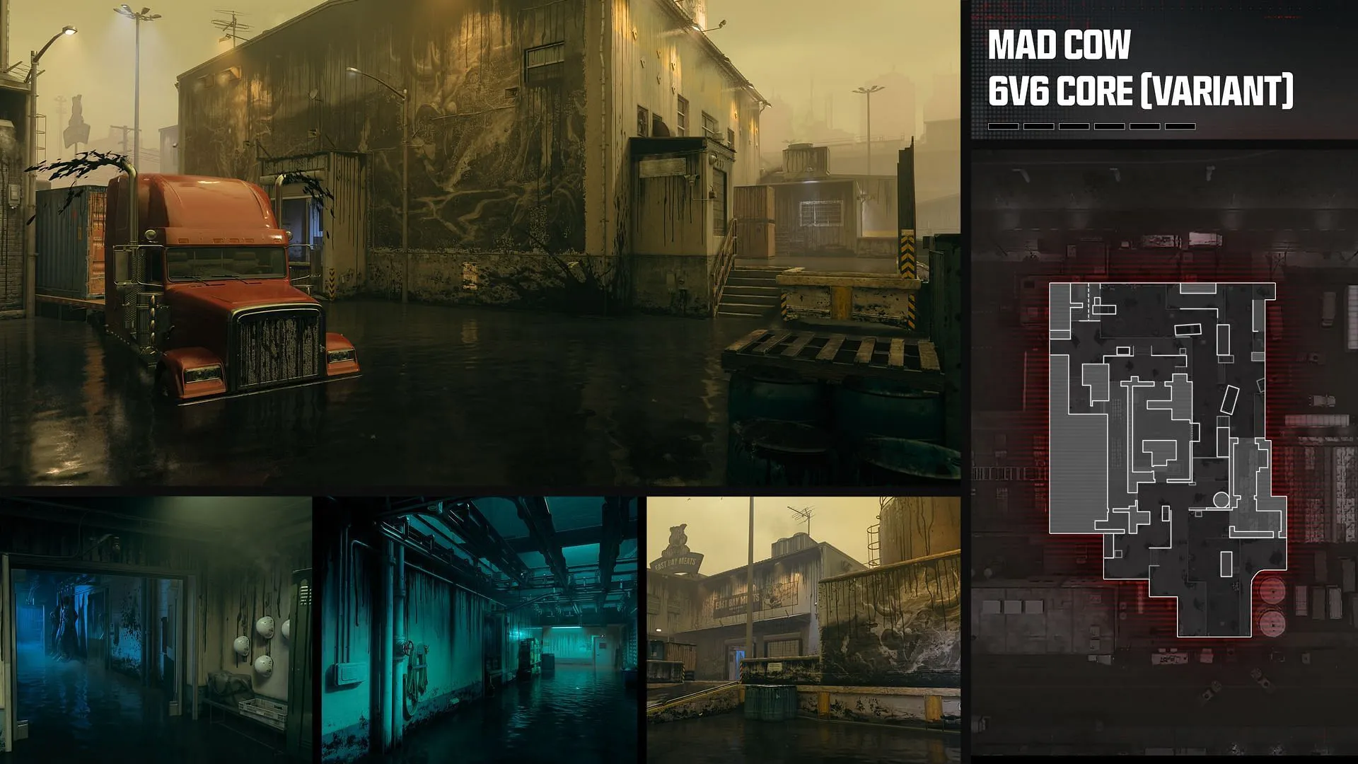 Mappa della mucca pazza in Modern Warfare 3 (immagine tramite Activision)