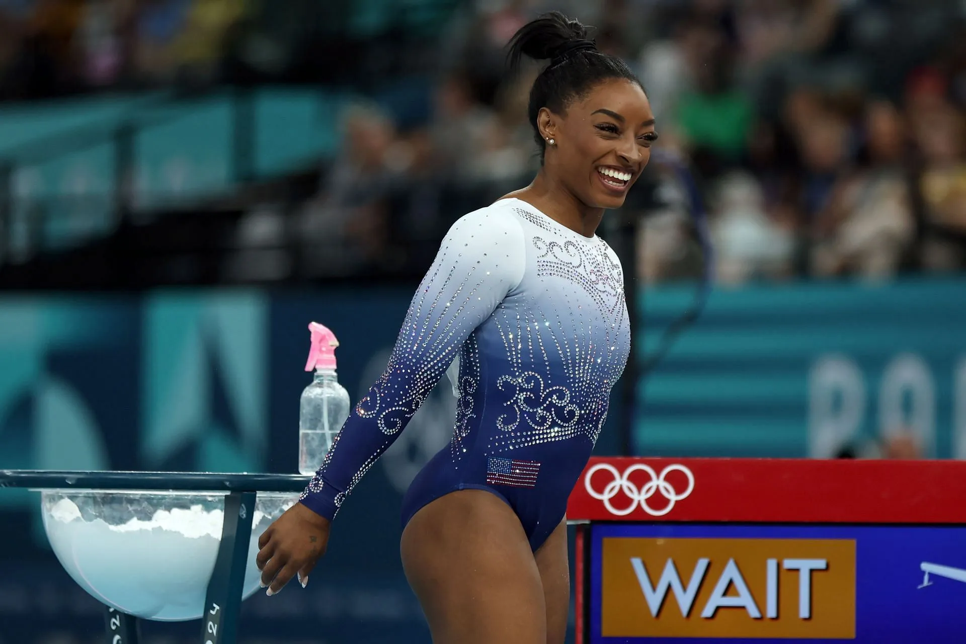 La medallista de oro olímpica Simone Biles en gimnasia artística - Juegos Olímpicos París 2024: Día 10 - Fuente: Getty