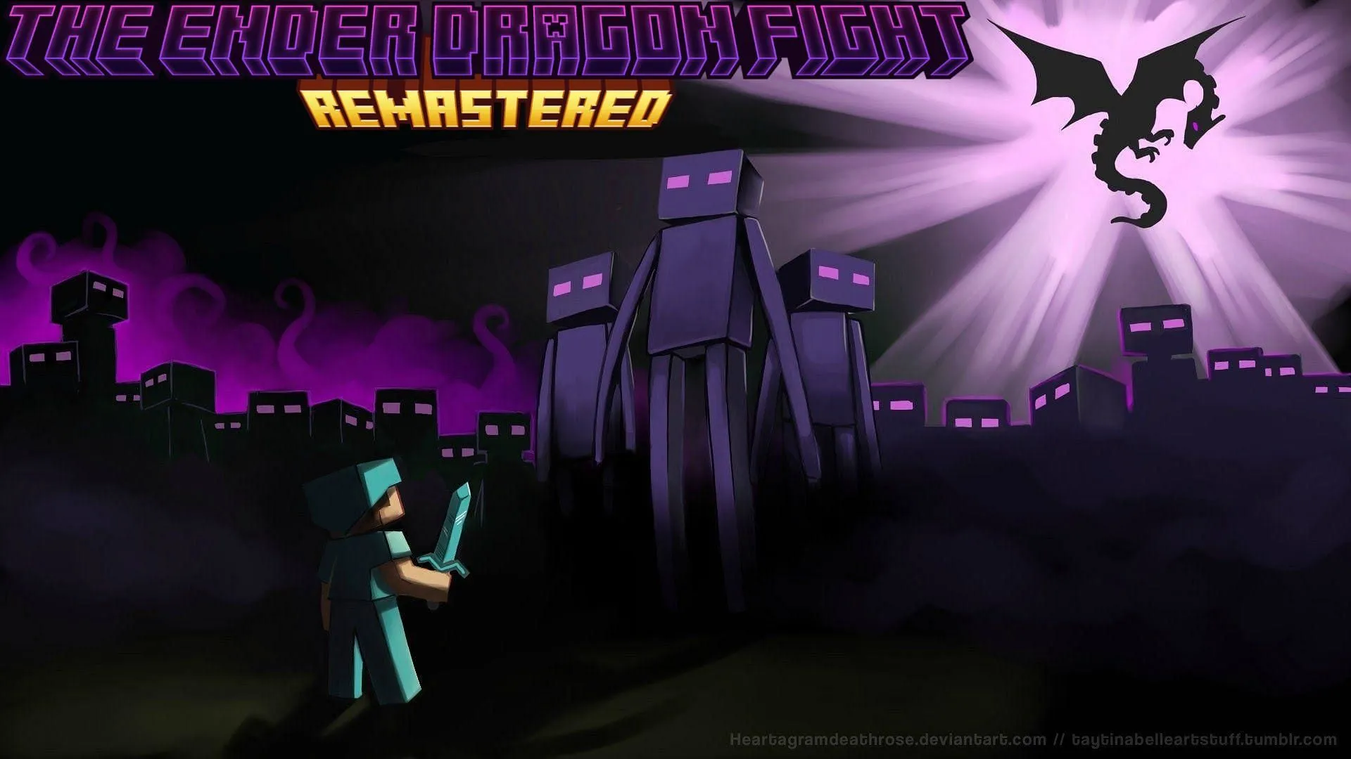 Ce mod Minecraft fait de l'Ender Dragon un boss beaucoup plus menaçant à combattre (Image via MrGenie151/Modrinth)