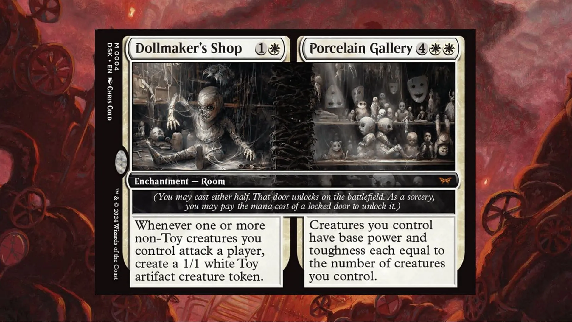 Os decks de criaturas de fichas vão adorar a Porcelain Gallery (Imagem via Wizards of the Coast)