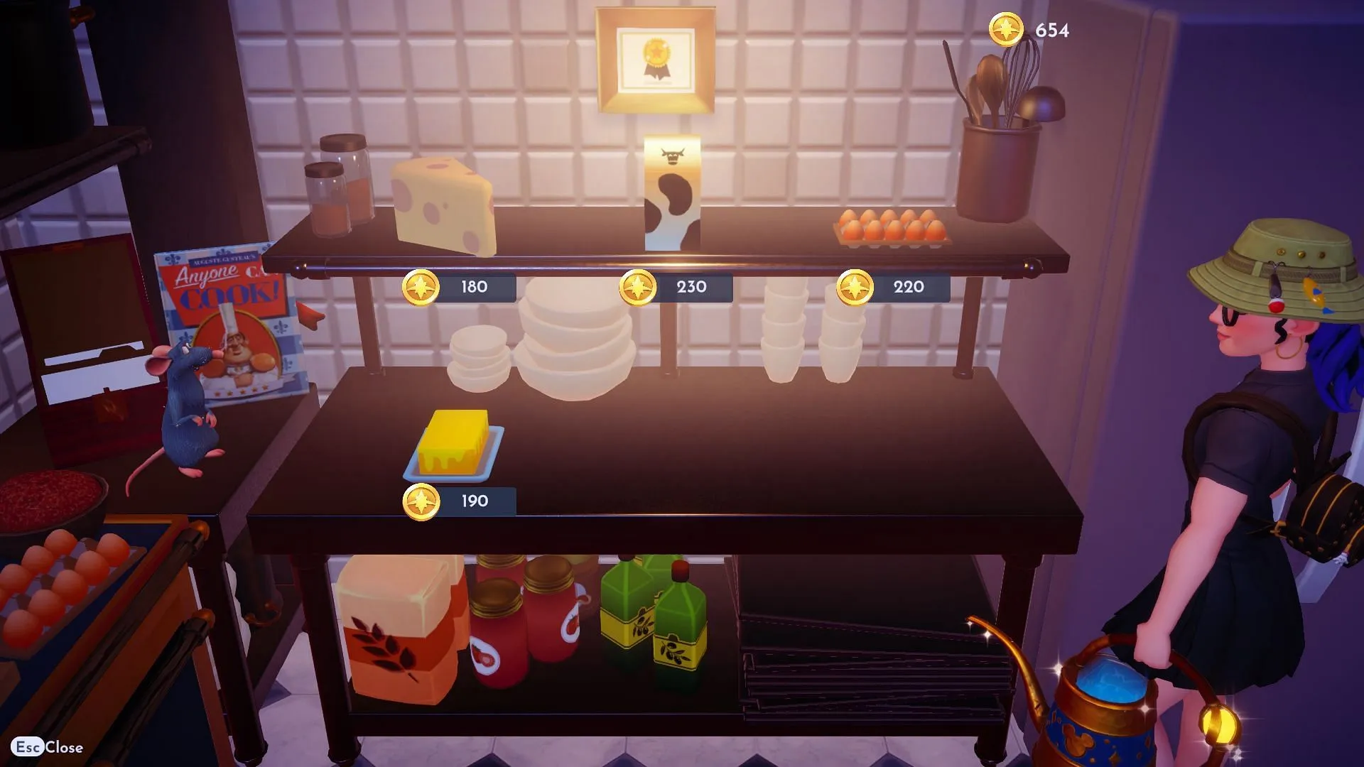 El queso se puede comprar en el restaurante Chez Remy (imagen vía Gameloft)