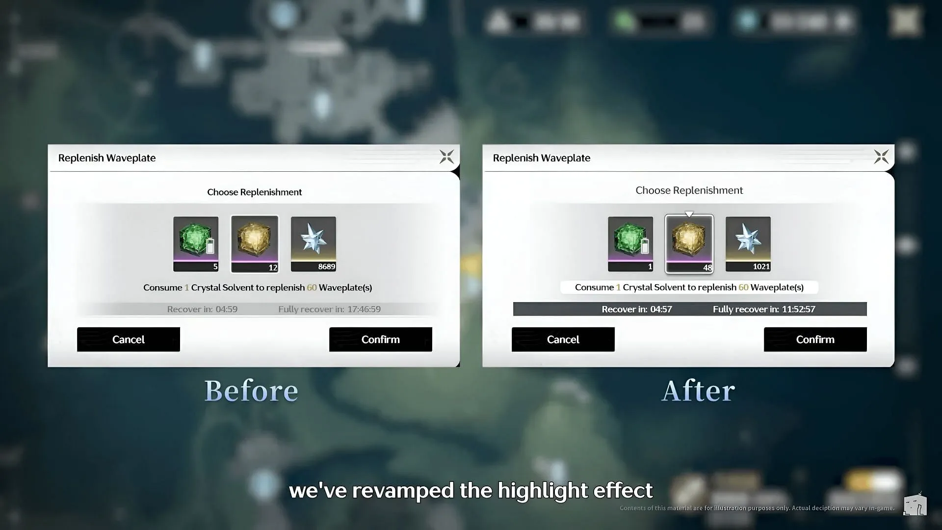 Some UI optimizations will be made in the upcoming update (Image via Kuro Games)