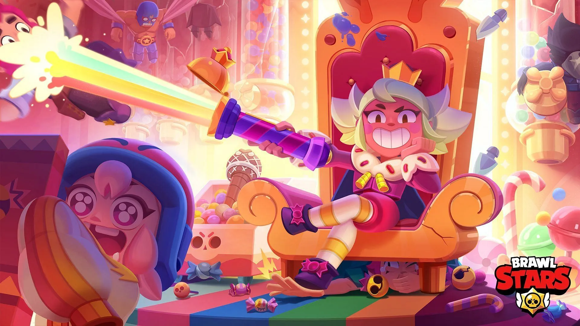 Mandy est caractérisée comme une bagarreuse de rareté épique (Image via Supercell || X@BrawlStars)