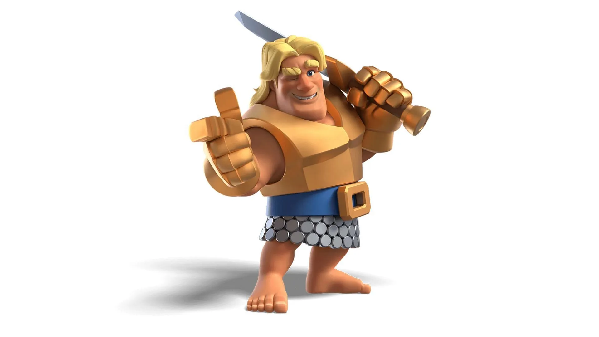 Cavaleiro Dourado em Clash Royale (Imagem via Supercell)