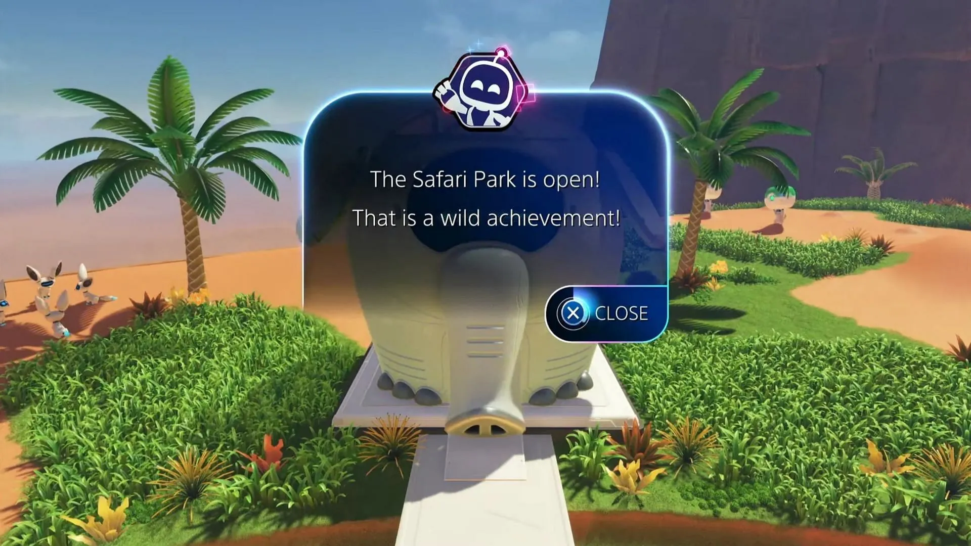 Comment entrer dans le parc Astro Bot Safari (Image via Sony Interactive Entertainment)