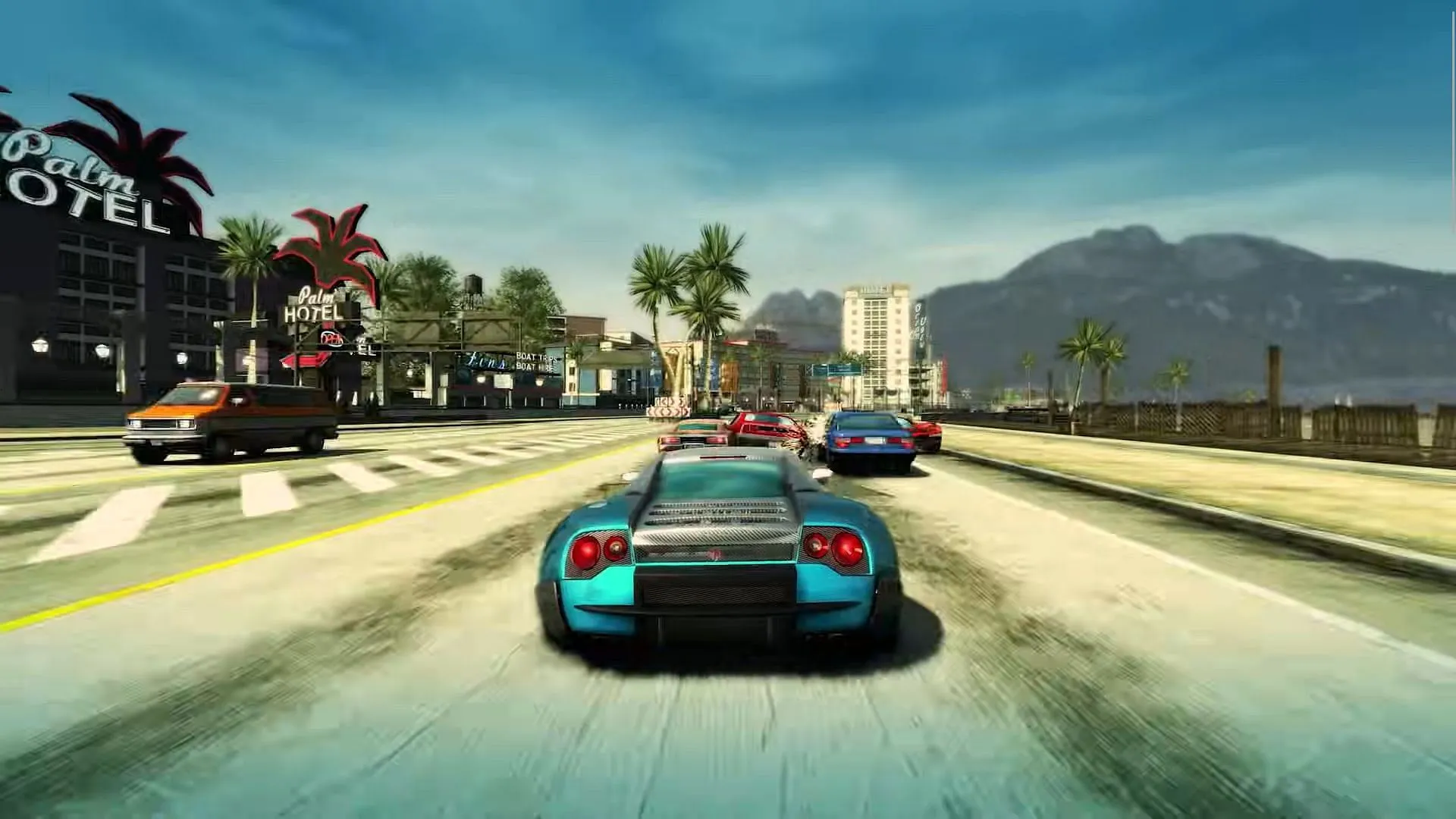 Burnout Paradise prova que os gráficos nem sempre devem ser o foco (Imagem via PlayStation/EA)