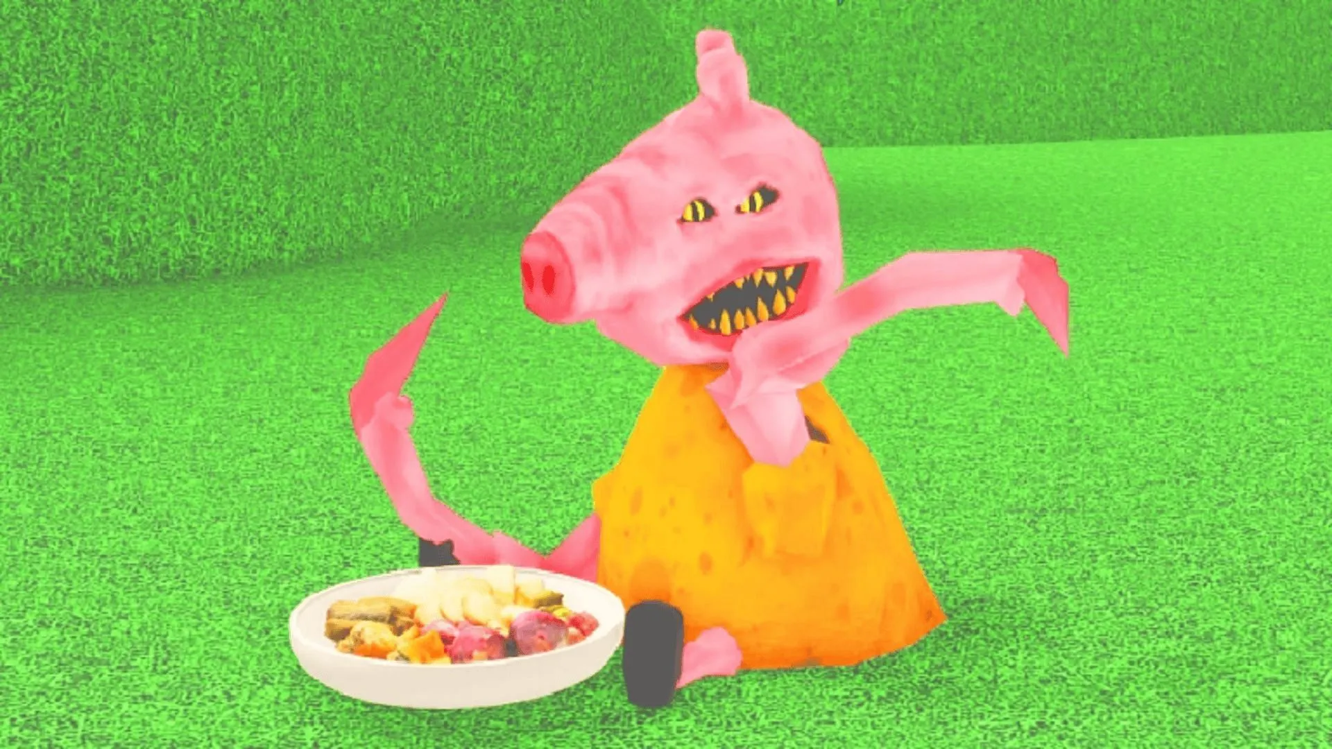 Couverture officielle de Hungry Pig (Image via Roblox)