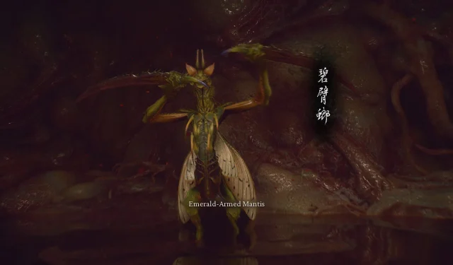 Defeating the Emerald-Armed Mantis Boss in Black Myth Wukong: A Complete Guide