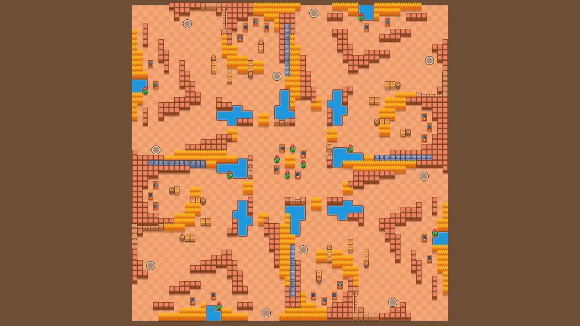 Mapa de Final Four Duo Showdown (imagen a través de Supercell)