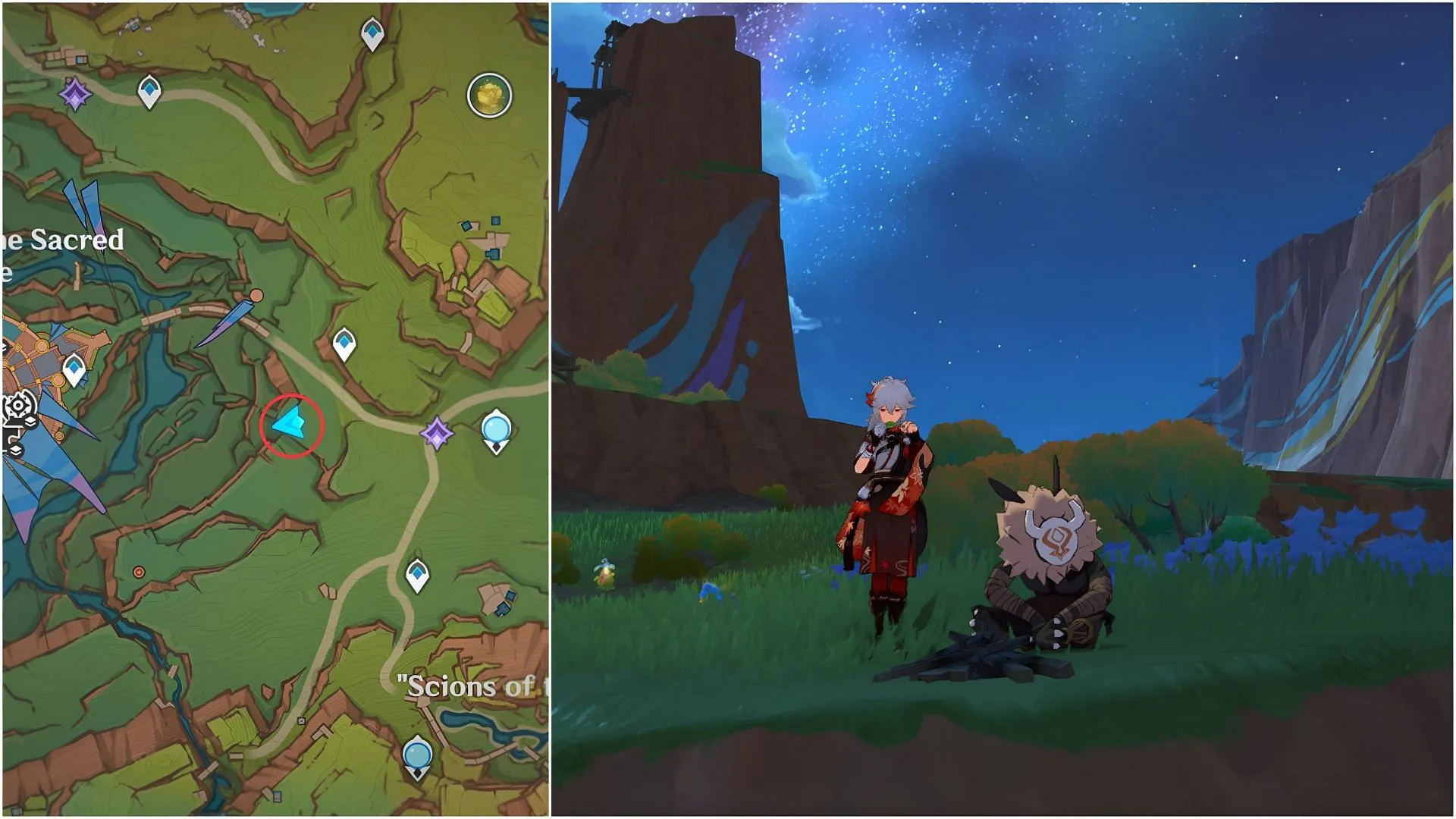 Hidden Natlan Puzzle #6 location (Image via HoYoverse)