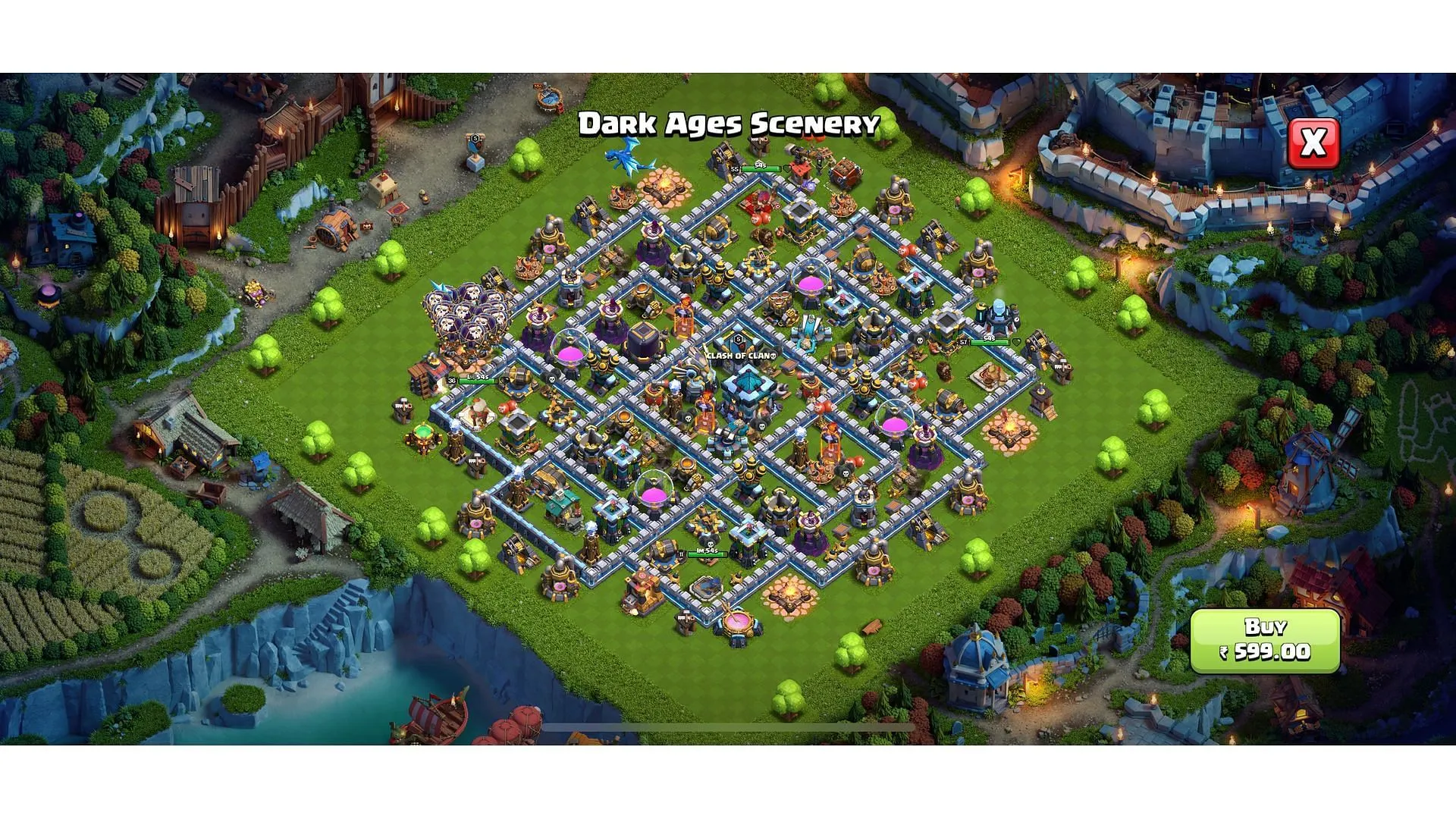 Dark Ages scenery (Image via Supercell)