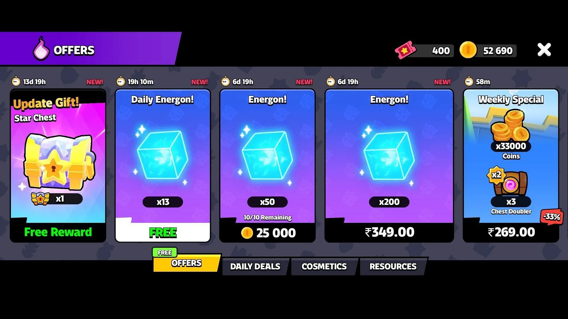 Consigue Energeons gratis en Squad Busters (Imagen vía Supercell)