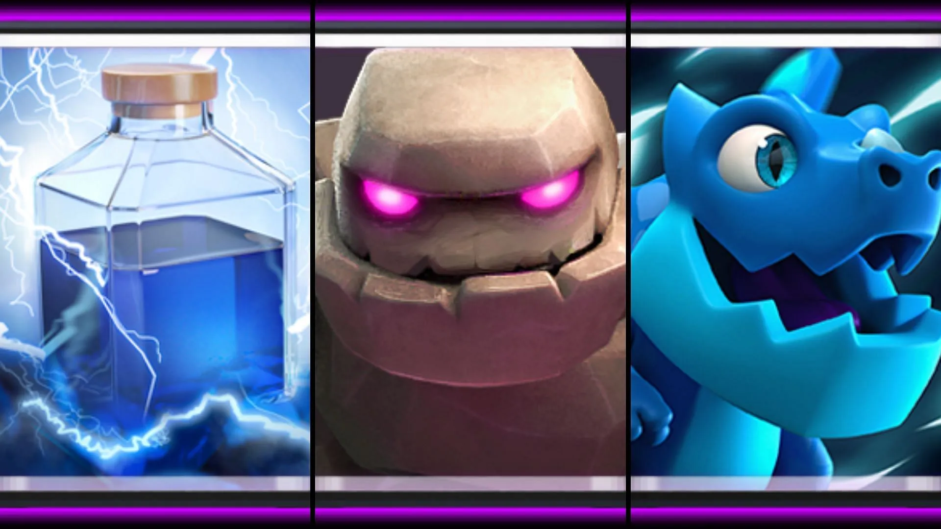 This deck focuses on utilizing chain lightning attacks to inflict multiple critical hits (Image via Supercell)