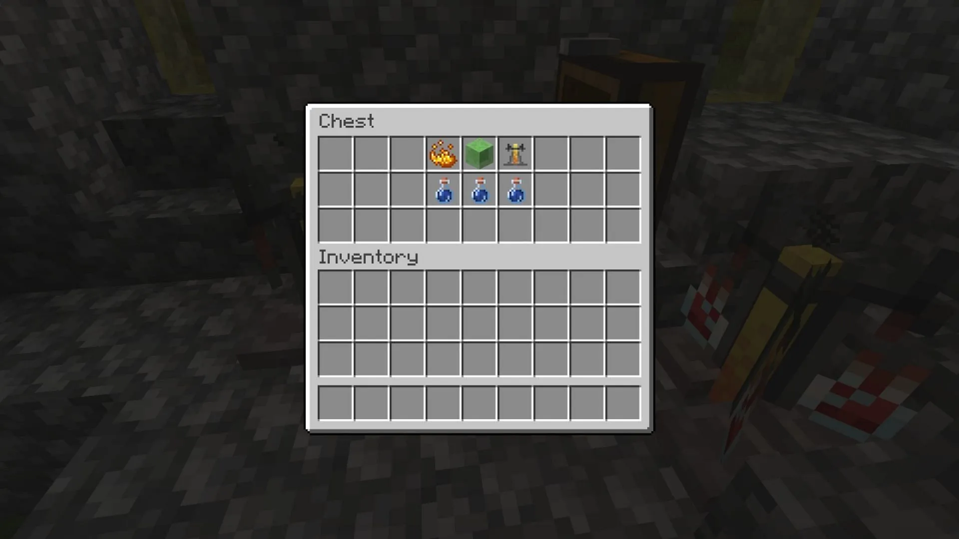 Materials required to make the potion of oozing (Image via Mojang Studios)