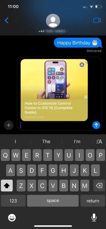 iMessage Preview Links Before Sending