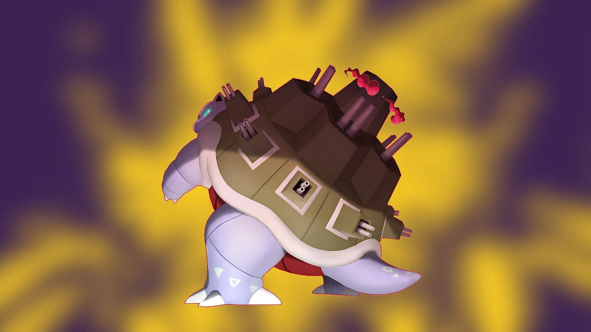 Lucky enough to encounter Shiny Gigantamax Blastoise. (Image via The Pokemon Company)