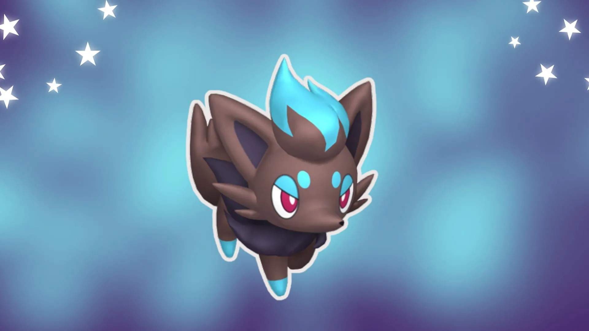 Zorua variocolor en Pokémon GO (imagen vía The Pokemon Company)