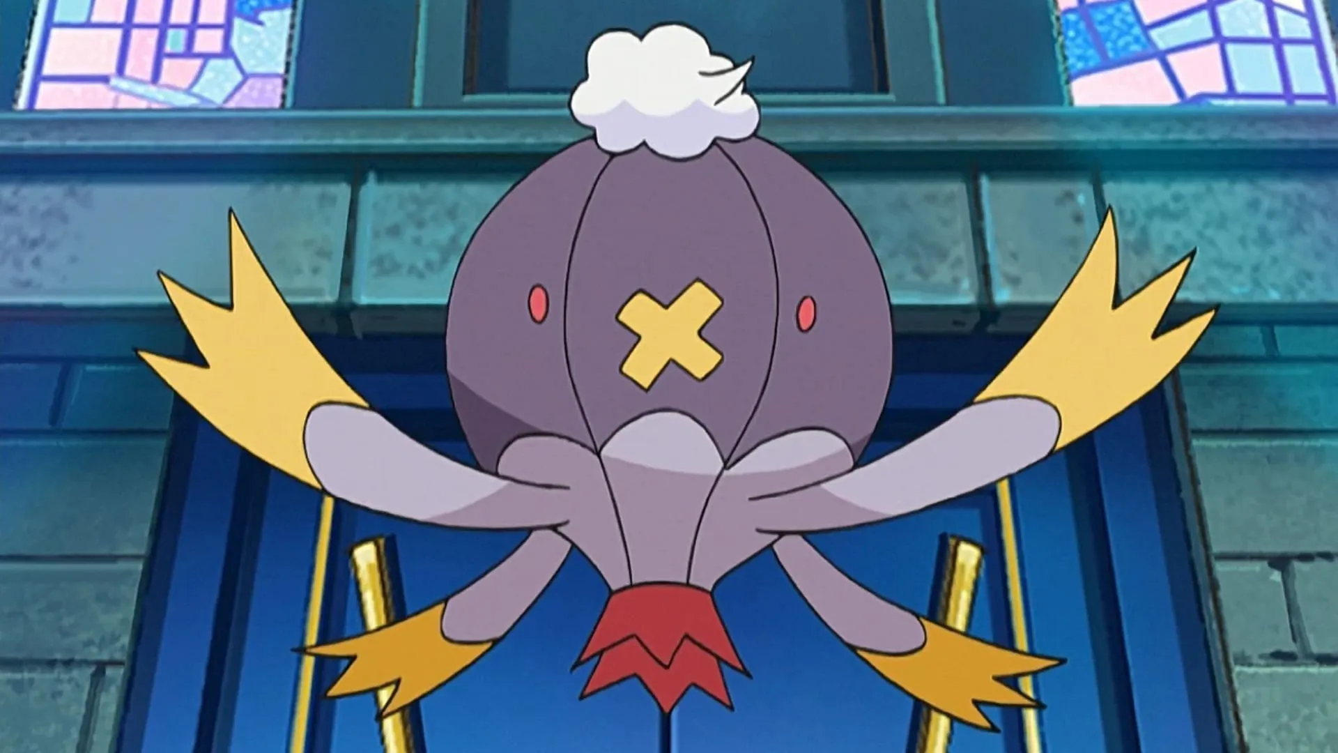 Drifblim dans l'anime (Image via TPC)