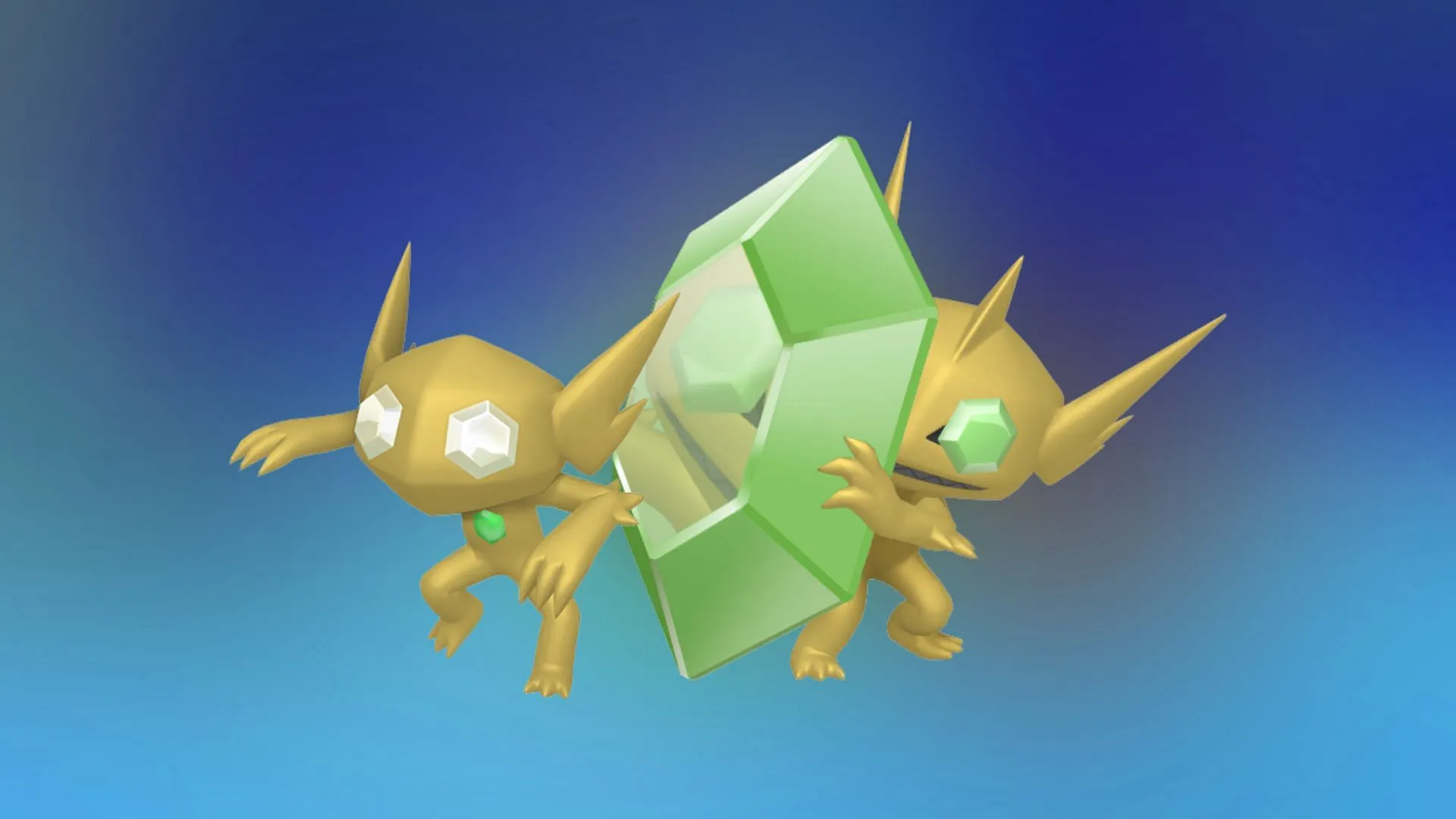 Shiny Sableye e sua Mega Evolução (Imagem via TPC)