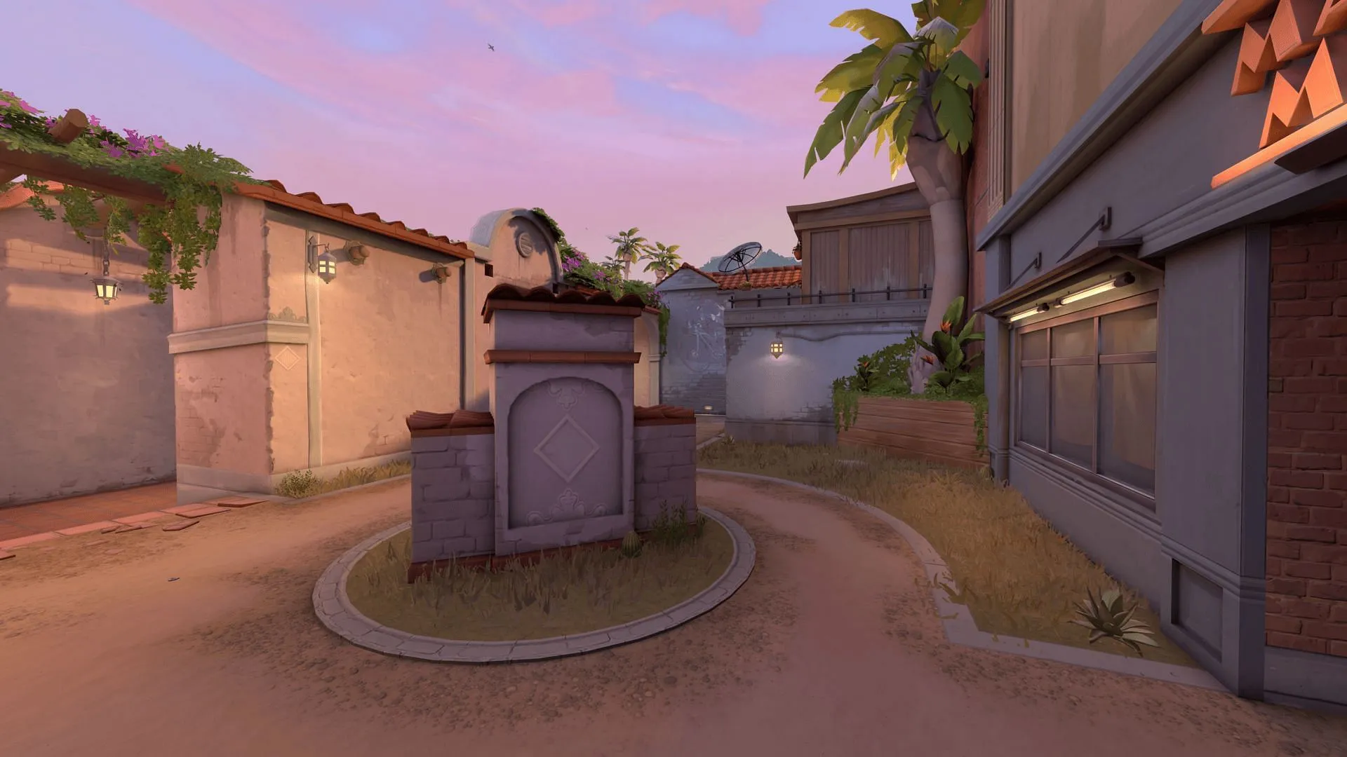 Mid Courtyard Before changes (Image via Riot Games)