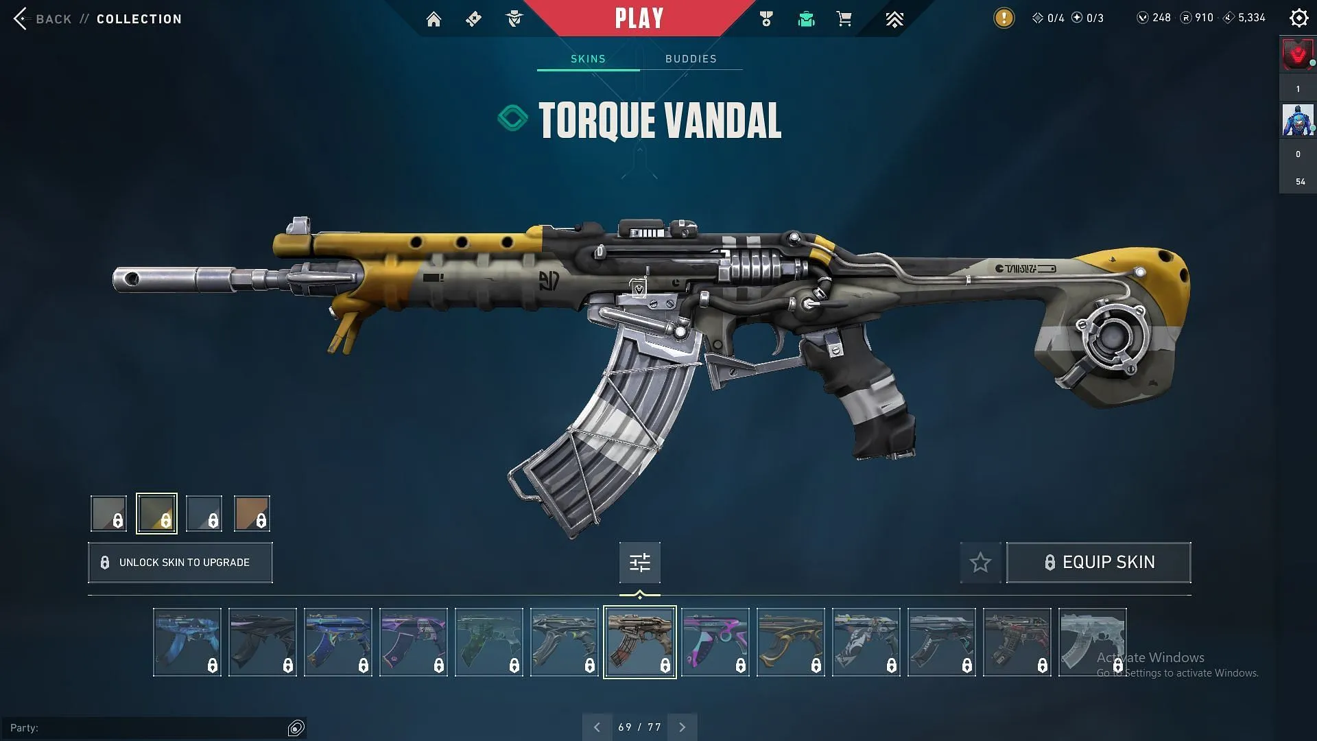 Torque Vandal en variante amarilla (imagen vía Riot Games)