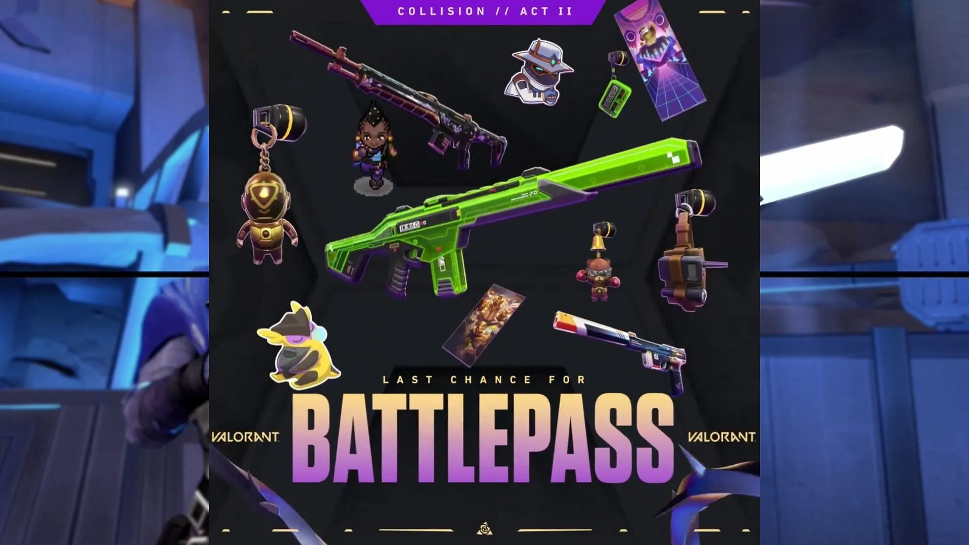 Last opportunity to obtain a Battle Pass before Valorant Episode 9 Act 3 (Image via Riot Games)