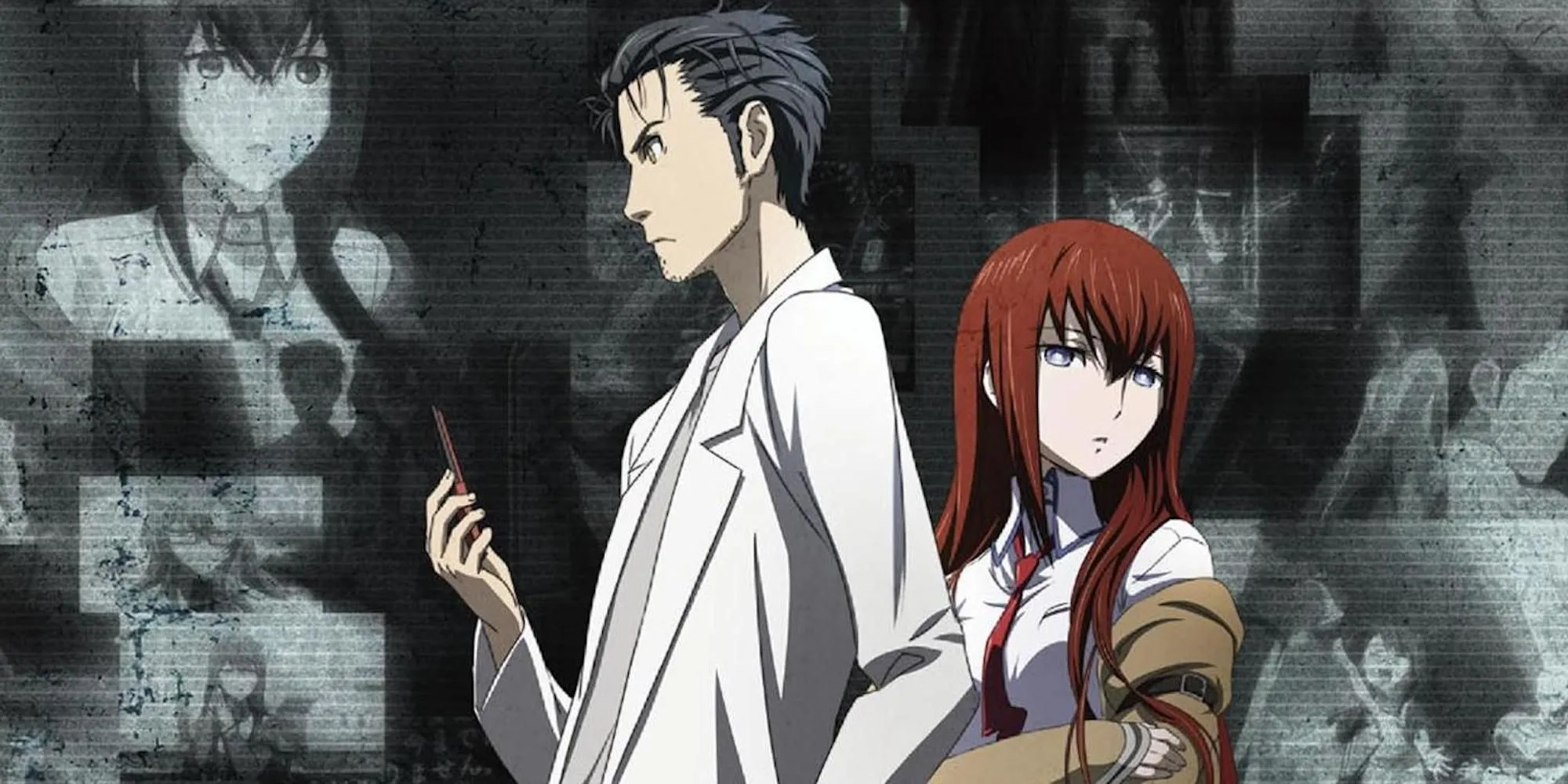 Rintarou und Kurisu aus Steins;Gate